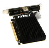 MSI | GT 710 2GD3H LP | NVIDIA | 2 GB | GeForce GT 710 | DDR3 | DVI-D ports quantity 1 | HDMI ports quantity 1 | PCI Express 2.0 x16 (uses x8) | Memory clock speed 1600 MHz | Processor frequency 954 MHz | VGA (D-Sub) ports quantity 1
