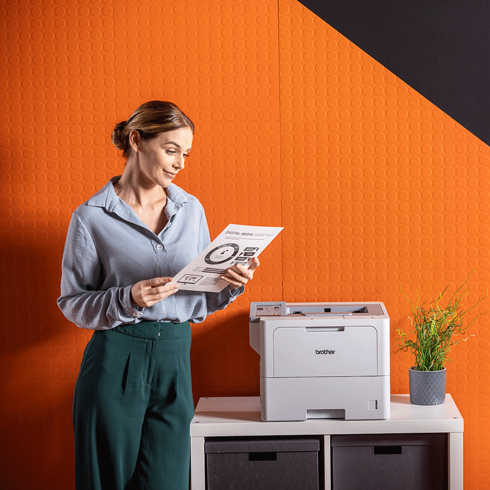 Brother HL-L6410DN | Mono | Laser | Printer | Wi-Fi | Maximum ISO A-series paper size A4 | Grey