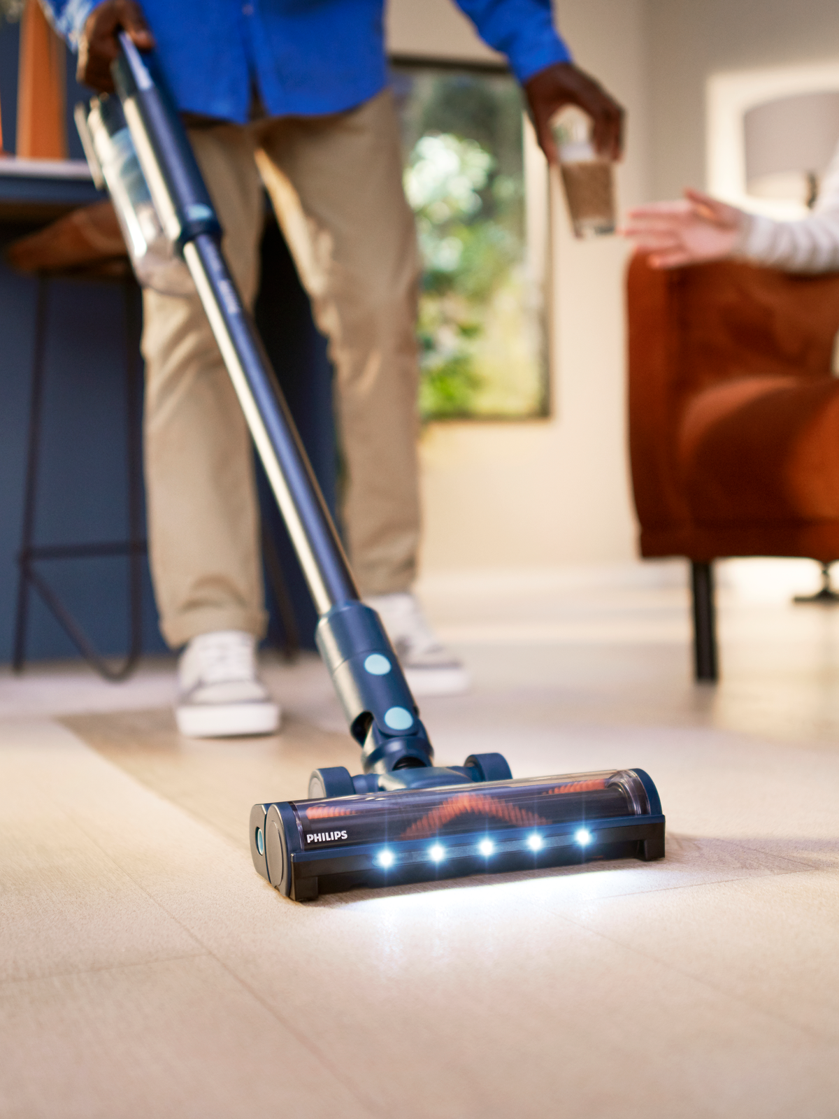 Philips | Vacuum cleaner | XC5043/01 Aqua | Cordless operating | - W | 25.2 V | Operating time (max) 60 min | Light yellow | Warranty 24 month(s)