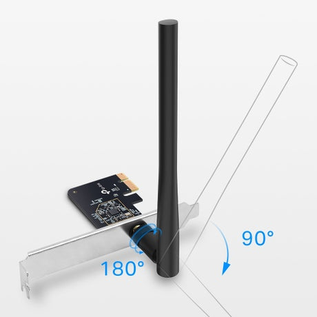 TP-Link ARCHER T2E AC600 Wireless Dual Band PCI Express Adapteris