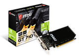 MSI | GT 710 2GD3H LP | NVIDIA | 2 GB | GeForce GT 710 | DDR3 | DVI-D ports quantity 1 | HDMI ports quantity 1 | PCI Express 2.0 x16 (uses x8) | Memory clock speed 1600 MHz | Processor frequency 954 MHz | VGA (D-Sub) ports quantity 1