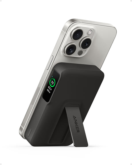Anker 633 Magnetic Wireless Power Bank with 27W USB C port | A1654G11 | 10000 mAh | Black