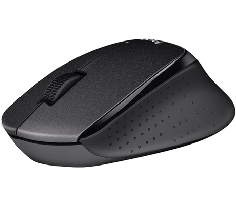 Logitech B330 Silent Plus Belaidė pelė, RF Wireless, 1000 DPI, Juoda
