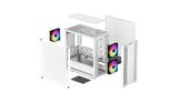Deepcool | ARGB Micro-ATX CASE | CC360 | Mini-ITX / Micro-ATX | ATX PS2 (maximum length: 160mm) | White