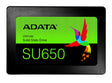 ADATA | Ultimate SU650 3D NAND SSD | 480 GB | SSD form factor 2.5” | Solid-state drive interface SATA | Read speed 520 MB/s | Write speed 450 MB/s