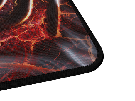 Genesis | Mouse Pad | Fabric, Rubber | Carbon 500 MAXI LAVA G2 Edition | Multicolor