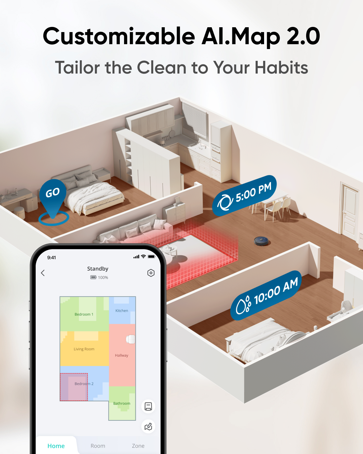 Anker Eufy | Robot Vacuum Cleaner | X10 Pro Omni | Wet&Dry | Operating time (max) 180 min | 5200 mAh | Dust capacity 2.5 L | 8000 Pa | Black