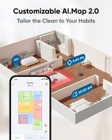 Anker Eufy | Robot Vacuum Cleaner | X10 Pro Omni | Wet&Dry | Operating time (max) 180 min | 5200 mAh | Dust capacity 2.5 L | 8000 Pa | Black