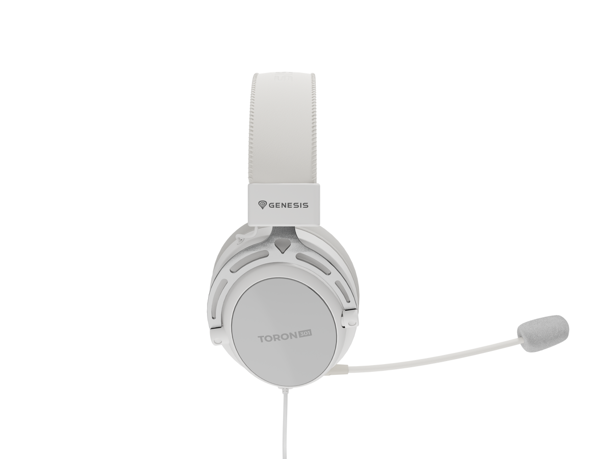 Genesis | Gaming Headset | Toron 301 | Wired | Over-Ear | Microphone | White