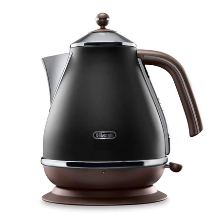 Delonghi | Icona Vintage | KBOV2001BK | Standard kettle | 2000 W | 1.7 L | Stainless steel | 360° rotational base | Black