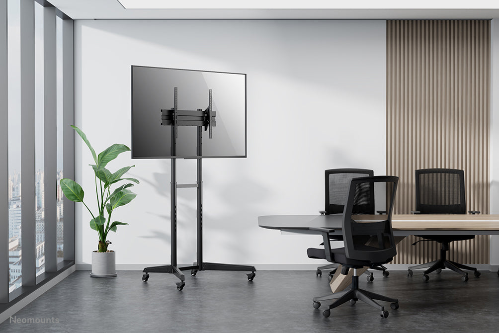Neomounts Floor stand | FL50-540BL1 TV trolley | Adjustable Height, Tilt | 37-70 " | Maximum weight (capacity) 50 kg | Black