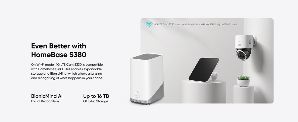 Anker Eufy | Security Camera | 4G LTE Cam S330 | Dome | IP65 | Micro SD, Max. 128 GB