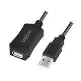 Logilink | USB 2.0 repeater 5m | USB-A to USB-A USB A male | USB A female