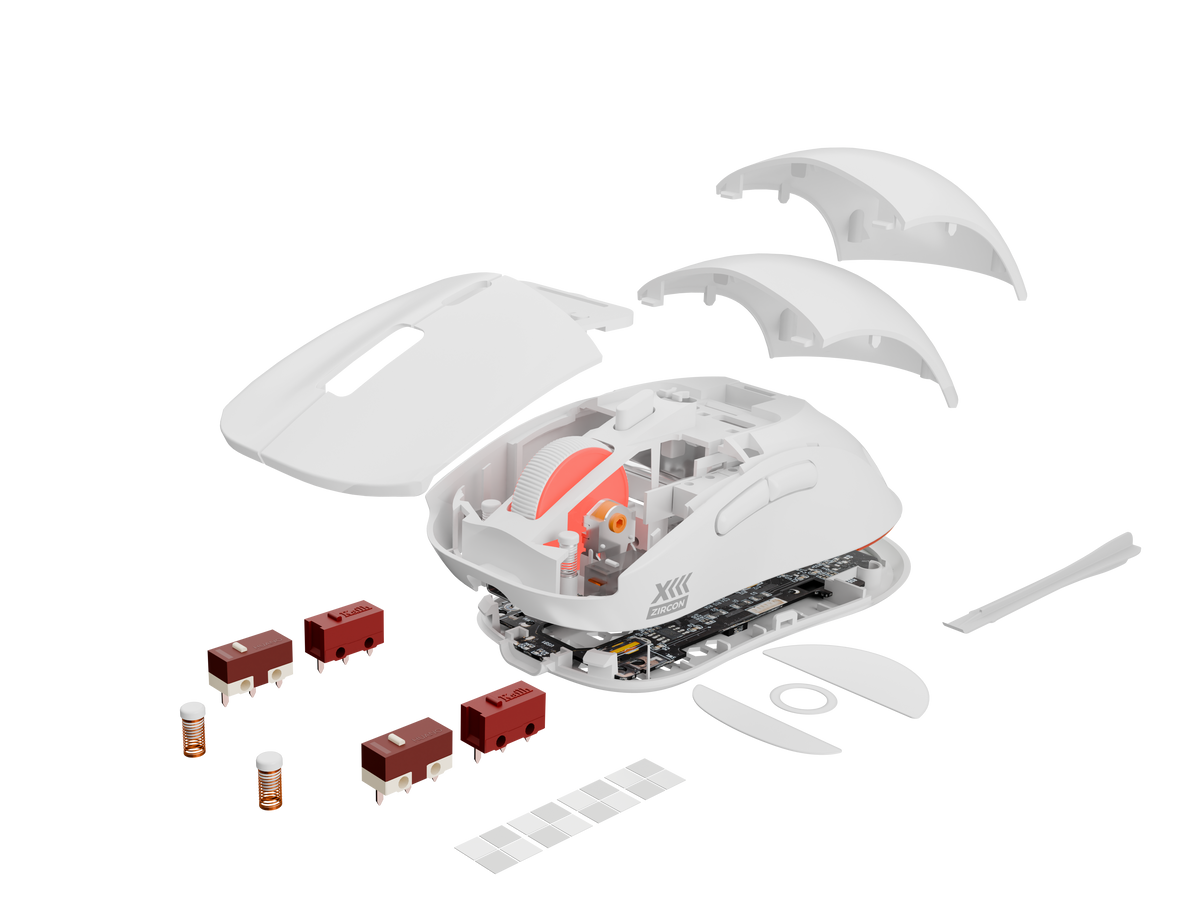 Genesis Zircon XIII Custom | Gaming Mouse | Wireless | 2.4 GHz, USB | White