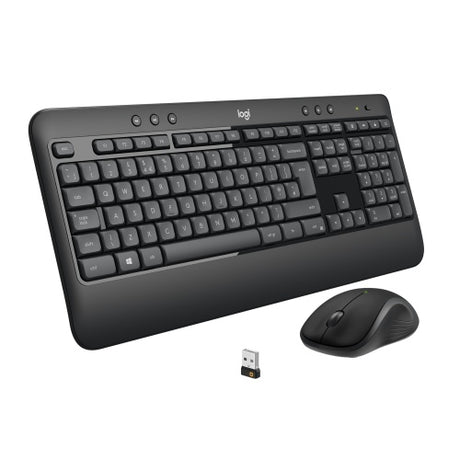 Logitech MK540 Advanced Combo Belaidė klaviatūra + pelė, US, Juoda