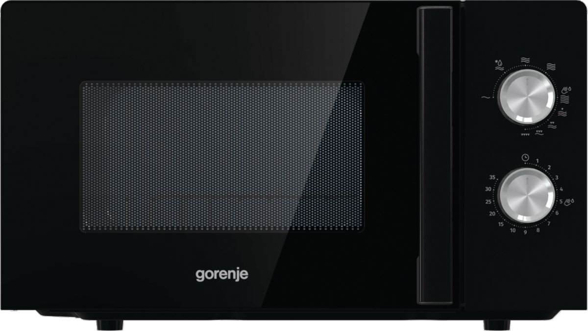 Gorenje | Microwave Oven | MO20E2BH | Free standing | 800 W | 20 L | Grill | Black