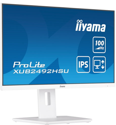 iiyama ProLite XUB2492HSU-W6 Monitorius 24'' IPS FHD 1920x1080 0.4 ms 250 cd/m2 100 Hz, Balta (SPEC)