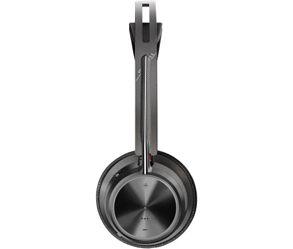 Poly Voyager Focus 2 Belaidės ausinės, Bluetooth, USB-C/A Adapter, Charging stand, Juoda