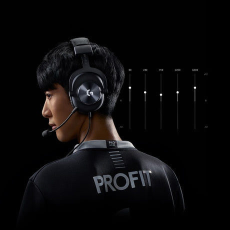Logitech G PRO X Laidinės žaidimų ausinės, Juoda