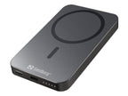 SANDBERG Mag Wireless Powerbank 5000 ALU