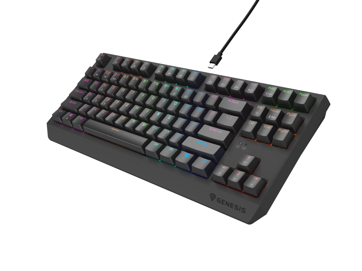 Genesis THOR 230 | Mechanical Gaming Keyboard | Wired | US | Outemu Red | Black