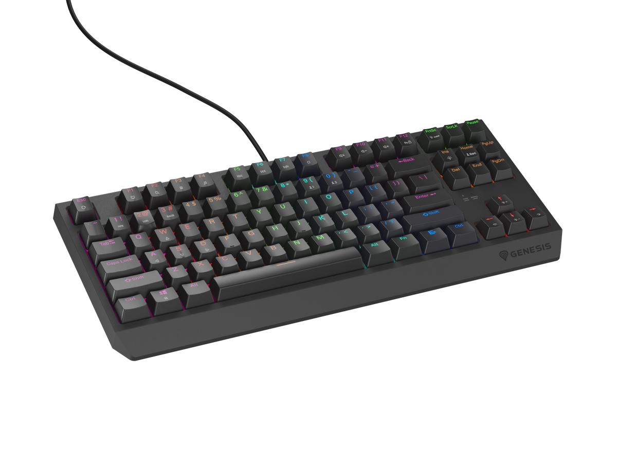 Genesis THOR 230 | Mechanical Gaming Keyboard | Wired | US | Outemu Red | Black