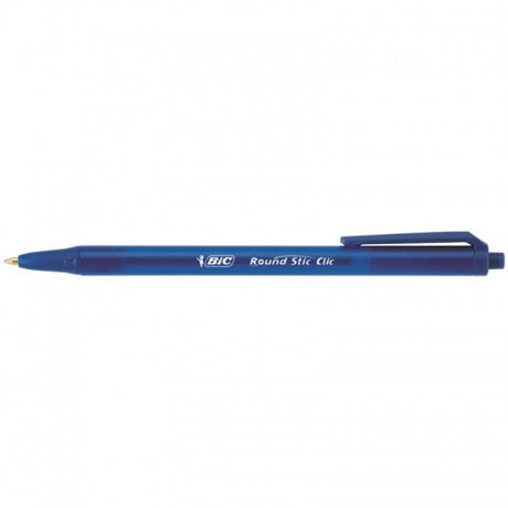 Bic Tušinukas Round Stic Clic 1.0 mm, mėlynas, 1 vnt. 379640