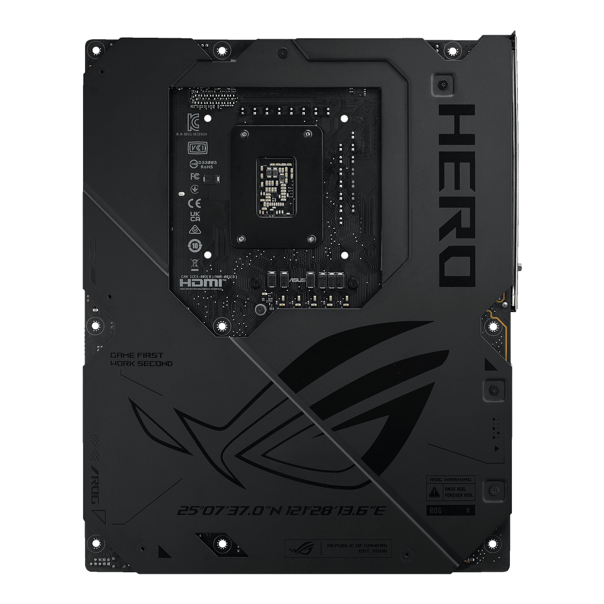 Asus ROG MAXIMUS Z890 HERO | Processor family Intel | Processor socket LGA1851 | DDR5 | Supported hard disk drive interfaces M.2, SATA | Number of SATA connectors 4