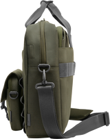 HP Modular 15.6 Top Load, 3-in-One (Pouch, Top Load, Sleeve), Water Resistant, Cable Pass-through, 22 Liter Capacity - Dark Olive Green