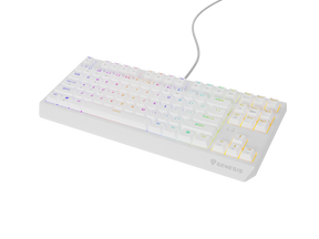 Genesis | THOR 230 | Mechanical Gaming Keyboard | Wired | US | Outemu Brown | White