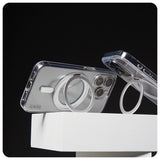 CARE Feature Case | Back cover | Apple | iPhone 16 | Recycled plastic | Silver | Kickstand & MagSafe