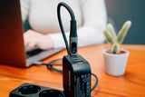 Verbatim 31849 Sync &amp; Charge Kabelis USB-C į USB-C 240W 40Gbps 120cm, Power Display, Pilka/Juoda