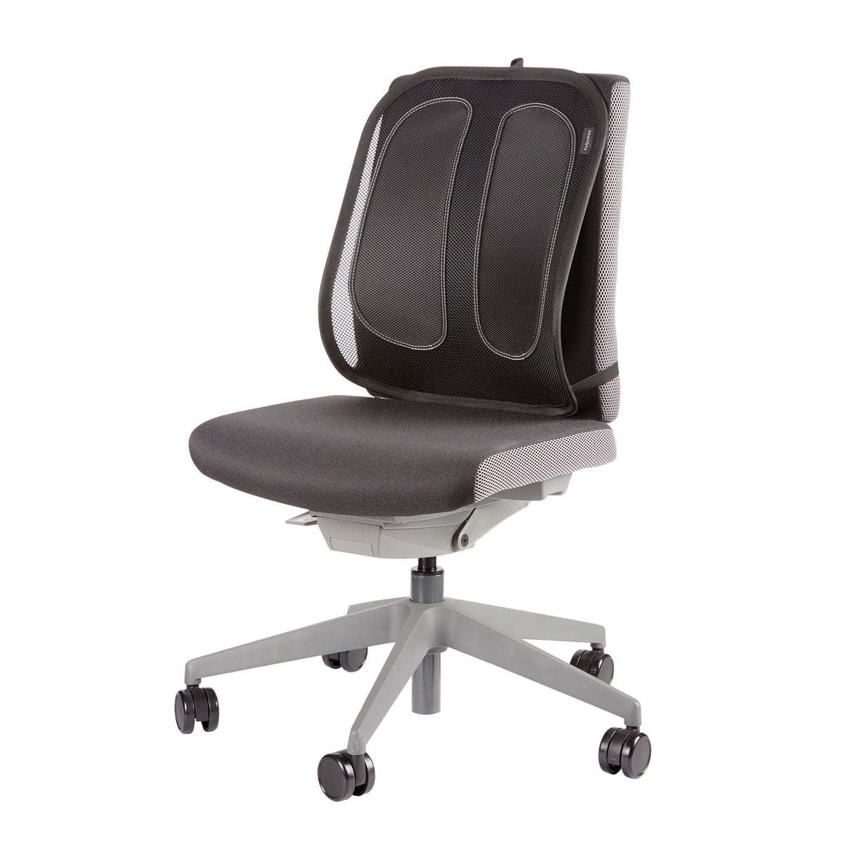 Fellowes | Office Suites mesh back support | Black | Depth 140 mm | Height 512 mm | Mesh textile | Width 439 mm