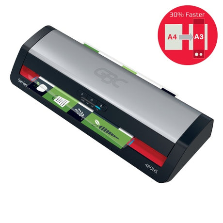 GBC 480HS Office Laminavimo aparatas A3, 800 mm/min, Juoda/Pilka