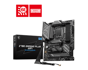 MSI | Z790 GAMING PLUS WIFI | Processor family Intel | Processor socket LGA1700 | DDR5 | Number of SATA connectors 6