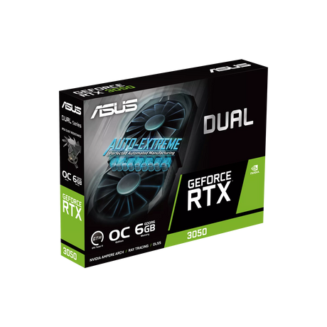 Asus Dual GeForce RTX 3050 OC Edition 6GB GDDR6 | NVIDIA | 6 GB | GeForce RTX 3050 | GDDR6 | DVI-D ports quantity 1 | HDMI ports quantity 1 | PCI Express 4.0