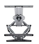 Gembird | Wall mount | WM-80STR-01 | Tilt, swivel, rotate | 40-80 " | Maximum weight (capacity) 50 kg | Black