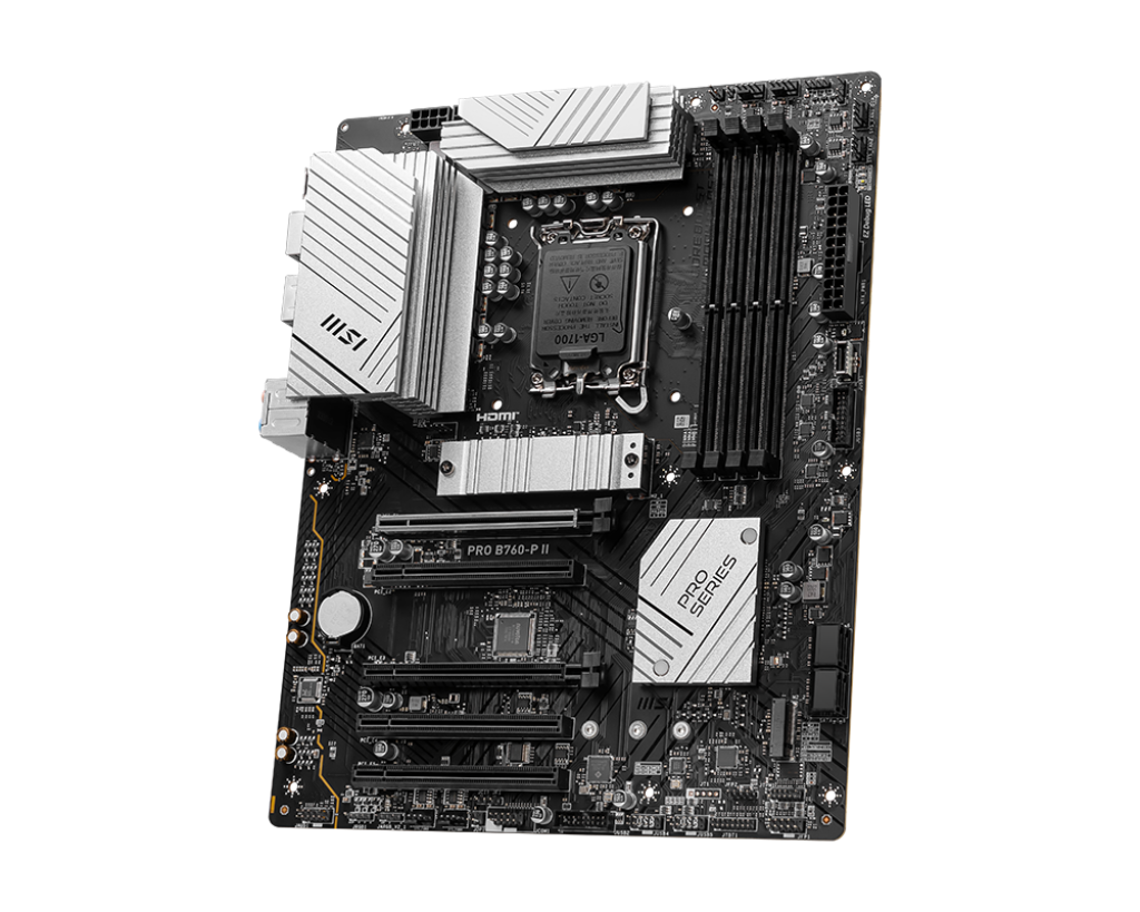 MSI | PRO B760-P II | Processor family Intel | Processor socket LGA1700 | DDR5 | Number of SATA connectors 4