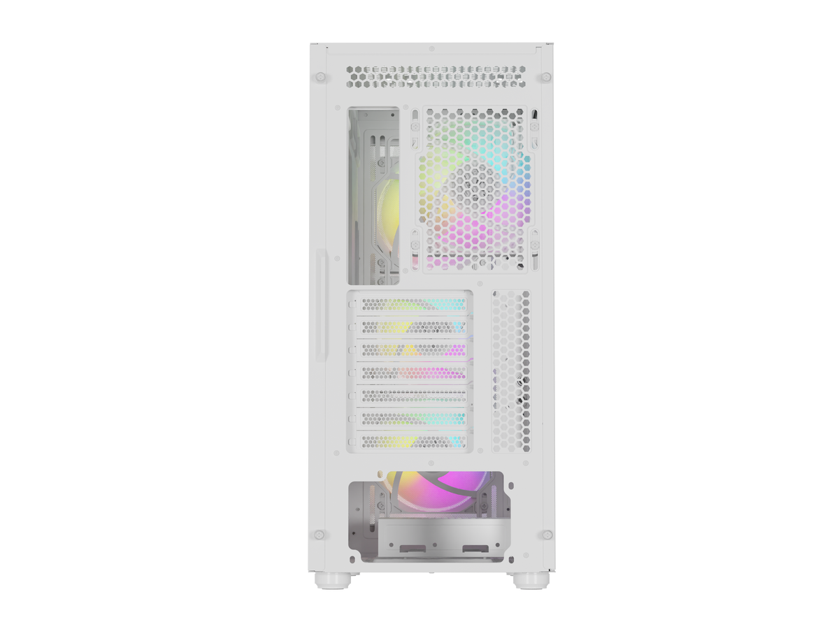 Genesis Gaming PC Case | Diaxid 605 ARGB | Midi Tower | White
