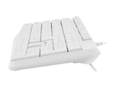 Natec | Keyboard | Nautilus NKL-1951 | Keyboard | Wired | US | White