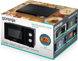 Gorenje | Microwave Oven | MO20E2BH | Free standing | 800 W | 20 L | Grill | Black