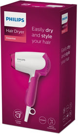 Philips DryCare Essential BHD003/00 Plaukų džiovintuvas 1400 W, Pink/White