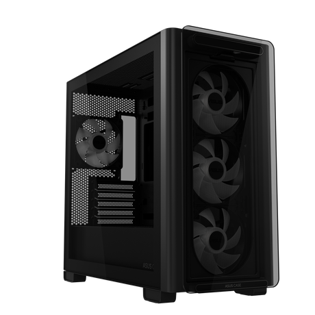 ASUS A23 Plus Tg Case Temp glass Black
