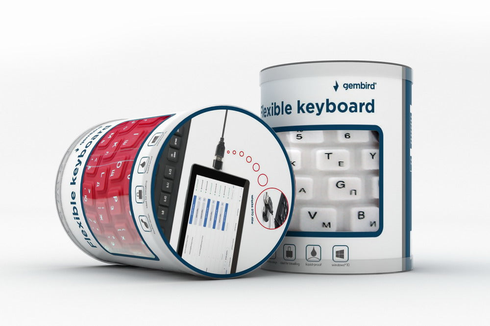 Gembird | Flexible keyboard | Wired | US