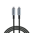 Verbatim 31847 Sync &amp; Charge Kabelis USB-C į USB-C 240W 40Gbps 120cm, Pilka/Juoda