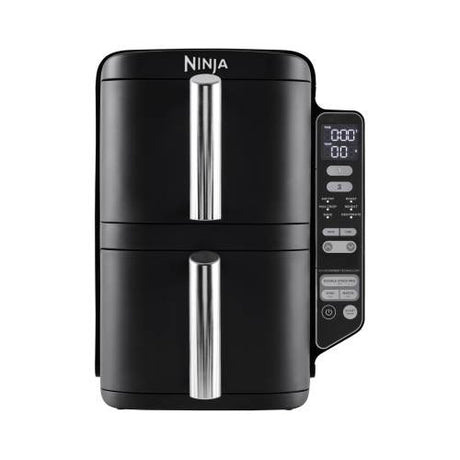 NINJA Double Stack Vertical Air Fryer with 2 Stacking Drawers | SL300EU | Power 2470 W | Capacity 7.6 L | Black