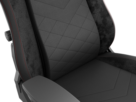 Genesis Gaming Chair Nitro 890 G2 Backrest upholstery material: Eco leather, Seat upholstery material: Eco leather, Base material: Metal, Castors material: Nylon with CareGlide coating | Black/Red