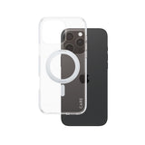 CARE Feature Case | Back cover | Apple | iPhone 16 Pro Max | Recycled plastic | Silver | Kickstand & MagSafe
