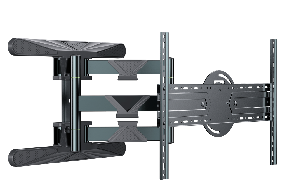 Gembird | Wall mount | WM-80STR-01 | Tilt, swivel, rotate | 40-80 " | Maximum weight (capacity) 50 kg | Black