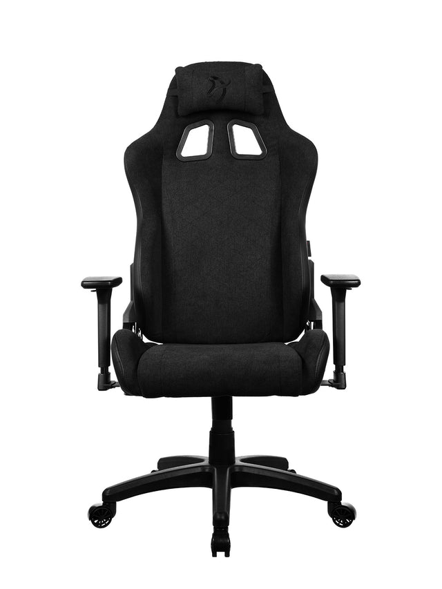 Arozzi Avanti SoftFabric | Gaming Chair | Soft Fabric | Pure Black